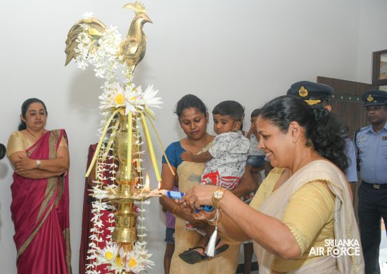 SLAF SEVA
VANITHA UNIT CONDUCTS A HOUSE WARMING CEREMONY